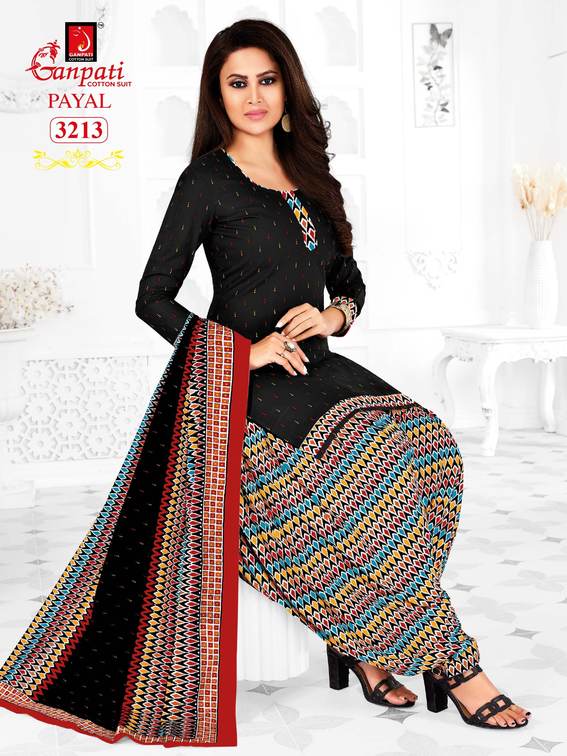 Ganpati Payal Vol 32 Cotton Printed Patiyala Festive Wear Salwar Suits