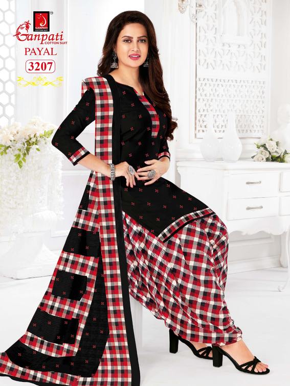 Ganpati Payal Vol 32 Cotton Printed Patiyala Festive Wear Salwar Suits