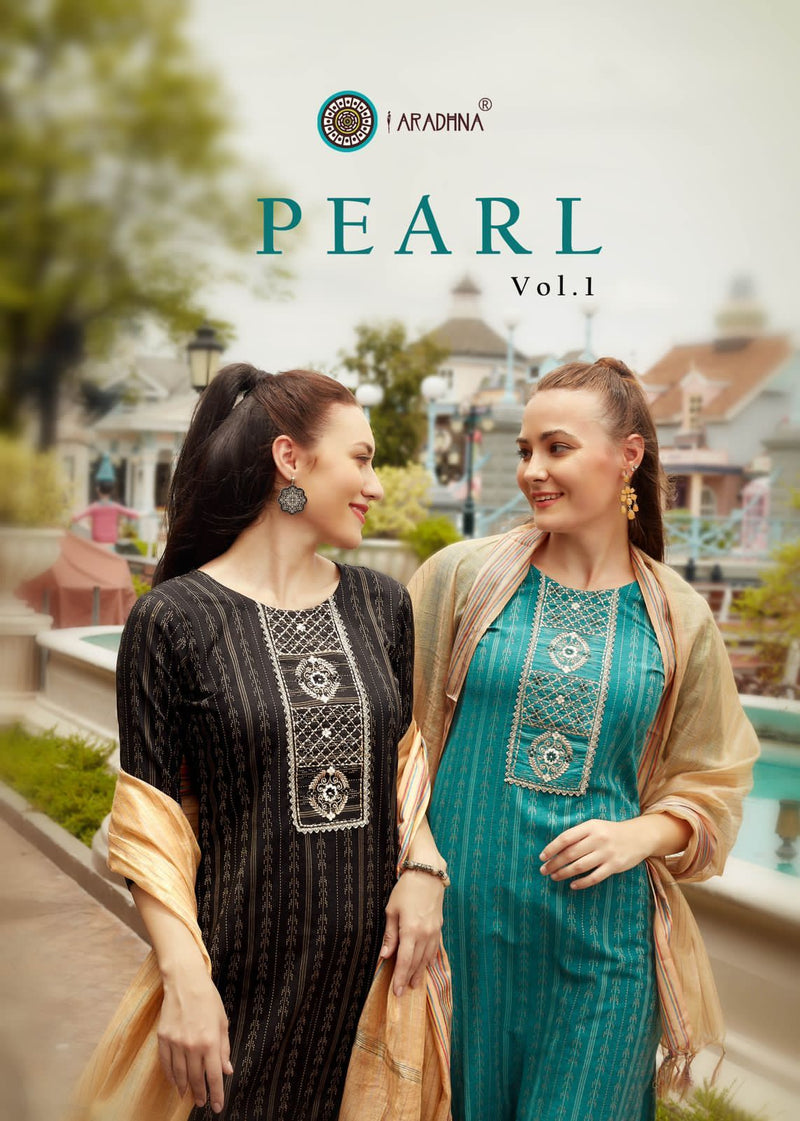 Aradhna Fashion Pearl Vol 2 Pure Cotton With Heavy Embroidery Work Stylish Designer Casual Look Kurti