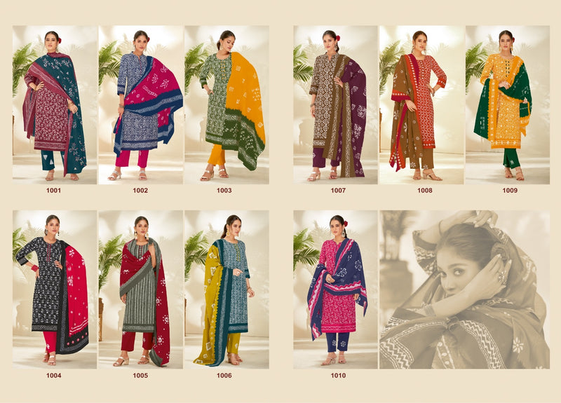 Suryajyoti Pehnava Vol 1 Pure Cotton With Beautiful Work Stylish Designer Casual Look Salwar Suit