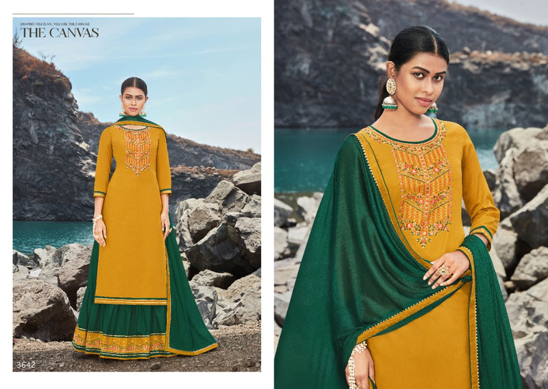 Rangoon Poshak Jam Silk With Heavy Embroidery Work Stylish Designer Festive Wear Fancy Kurti