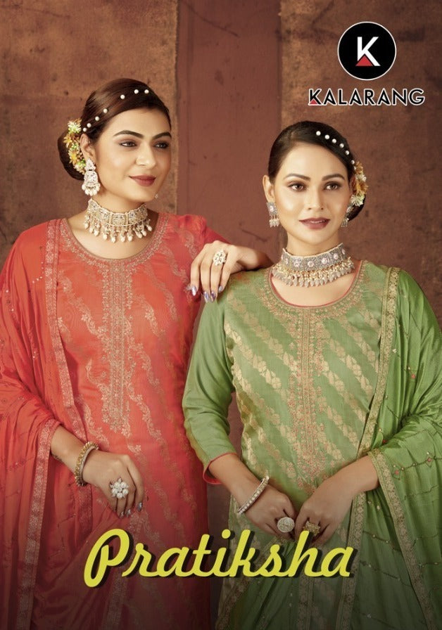 Kalarang Pratiksha Muslin With Fancy Work Stylish Designer Attractive Look Fancy Salwar Kameez
