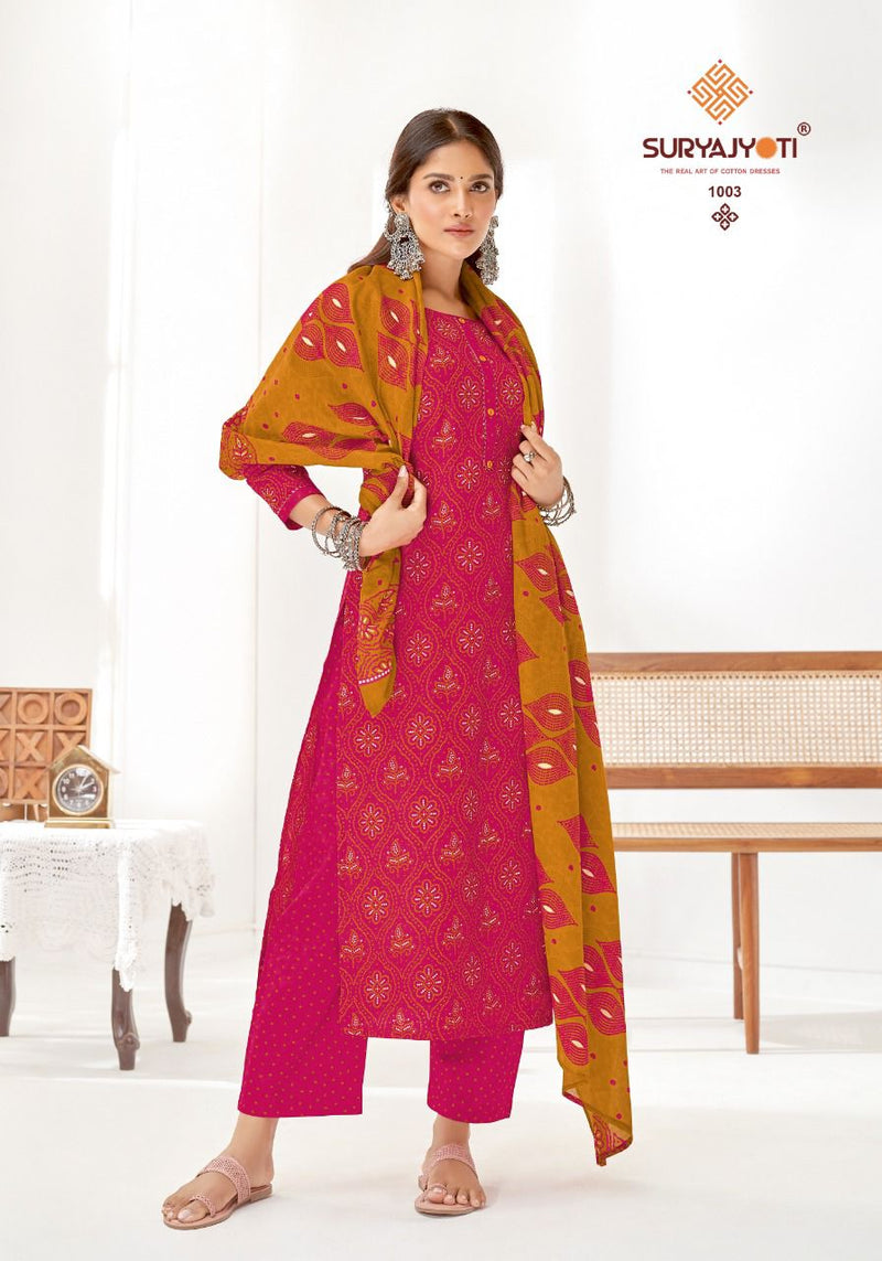 Suryajyoti Preyasi Vol 1 Lawn Cotton Printed Festive Wear Kurtis With Set Of Bottom & Dupatta