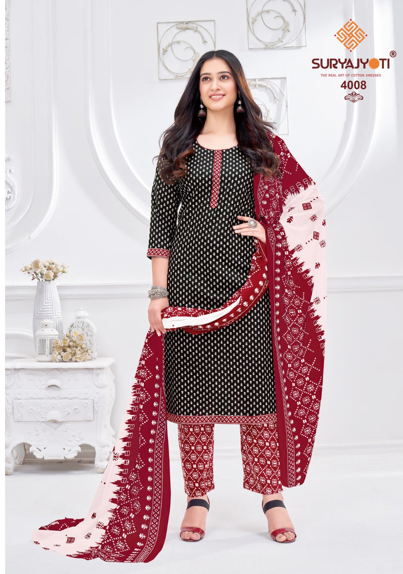 Suryajyoti Preyasi Vol 4 Cambric Cotton Printed Casual Wear Salwar Kameez