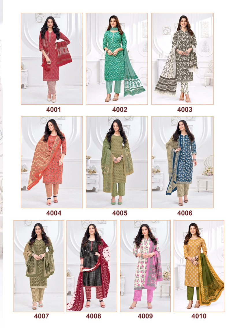 Suryajyoti Preyasi Vol 4 Cambric Cotton Printed Casual Wear Salwar Kameez