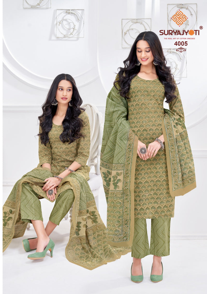 Suryajyoti Preyasi Vol 4 Cambric Cotton Printed Casual Wear Salwar Kameez