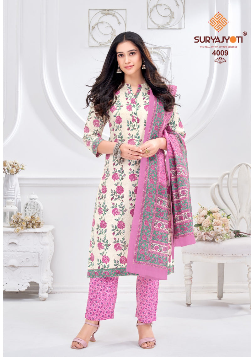 Suryajyoti Preyasi Vol 4 Cambric Cotton Printed Casual Wear Salwar Kameez