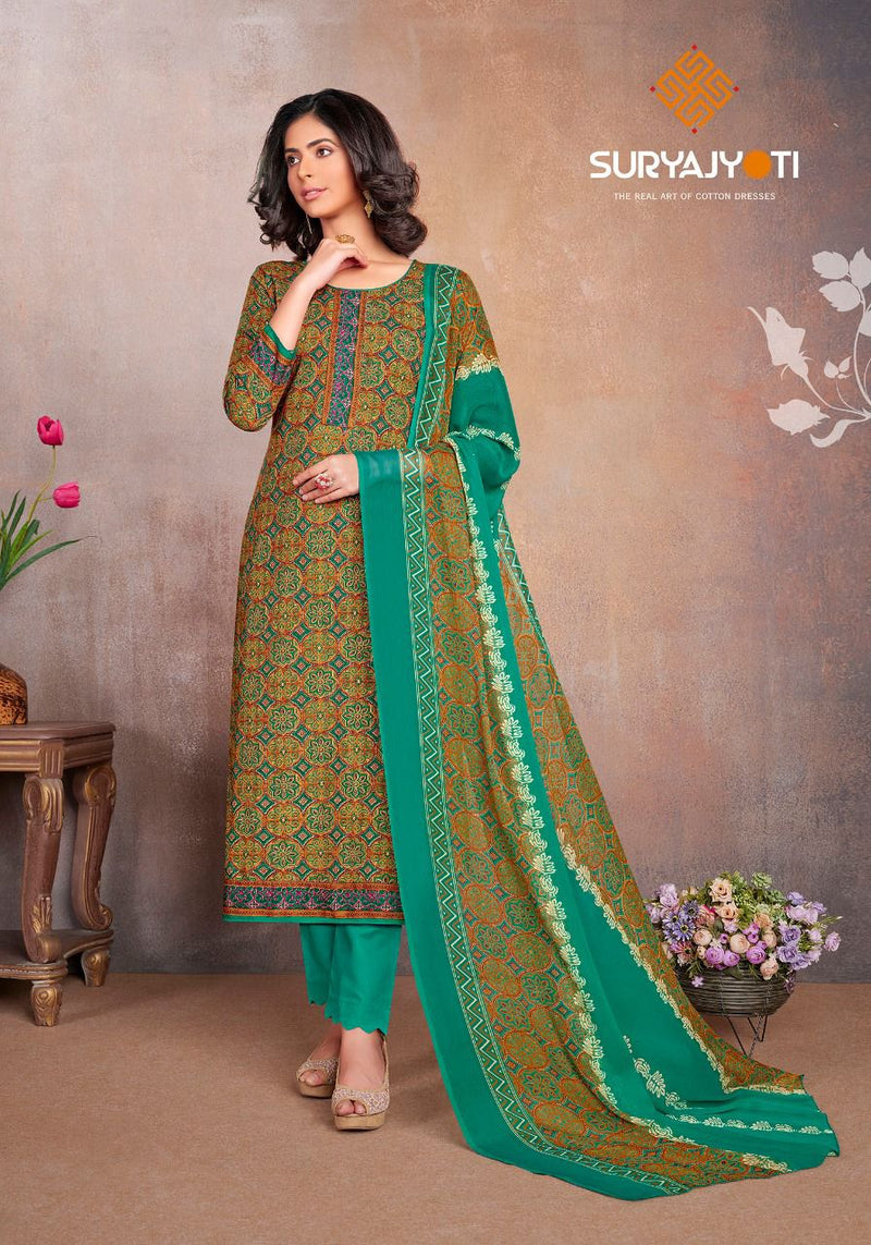 Suryajyoti Princess Vol 18 Rayon Printed Party wear Salwar Suits