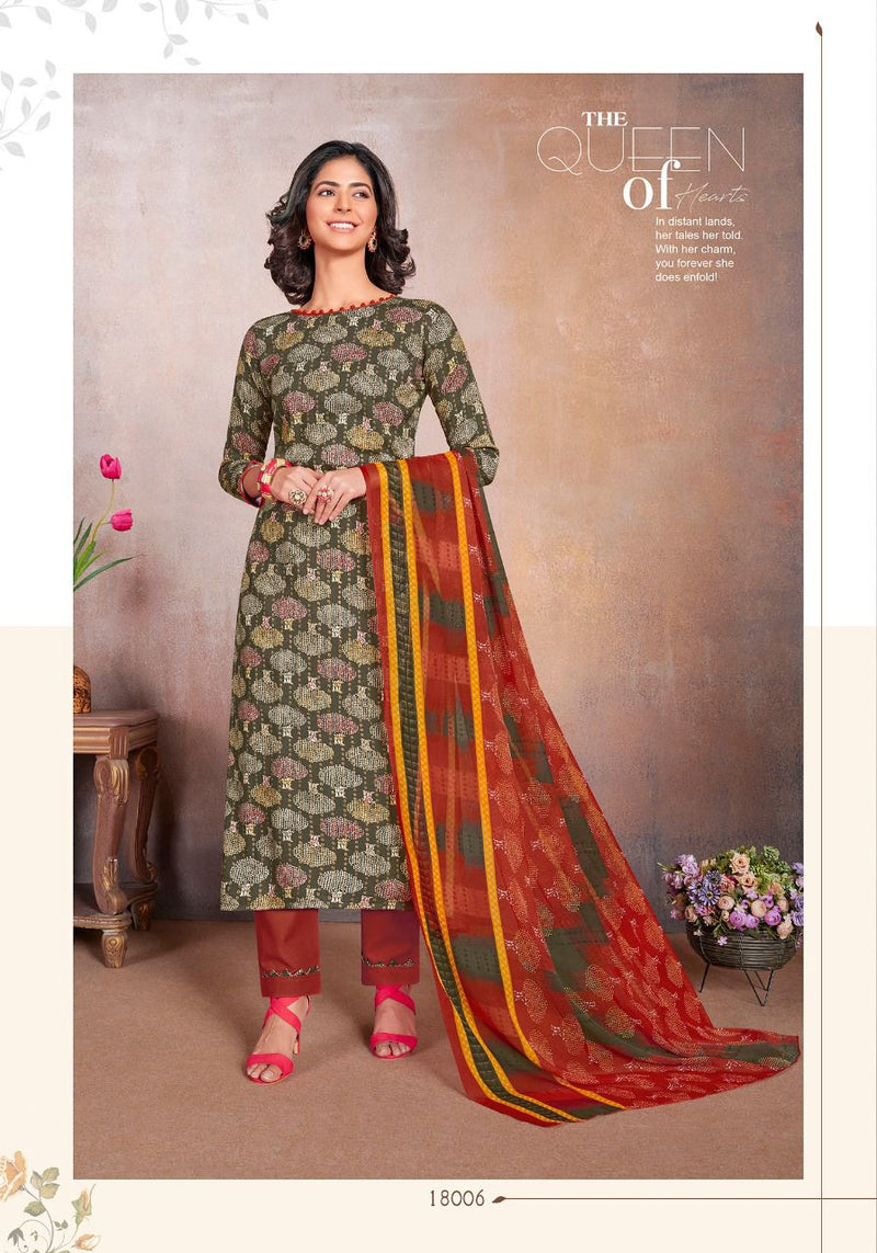 Suryajyoti Princess Vol 18 Rayon Printed Party wear Salwar Suits