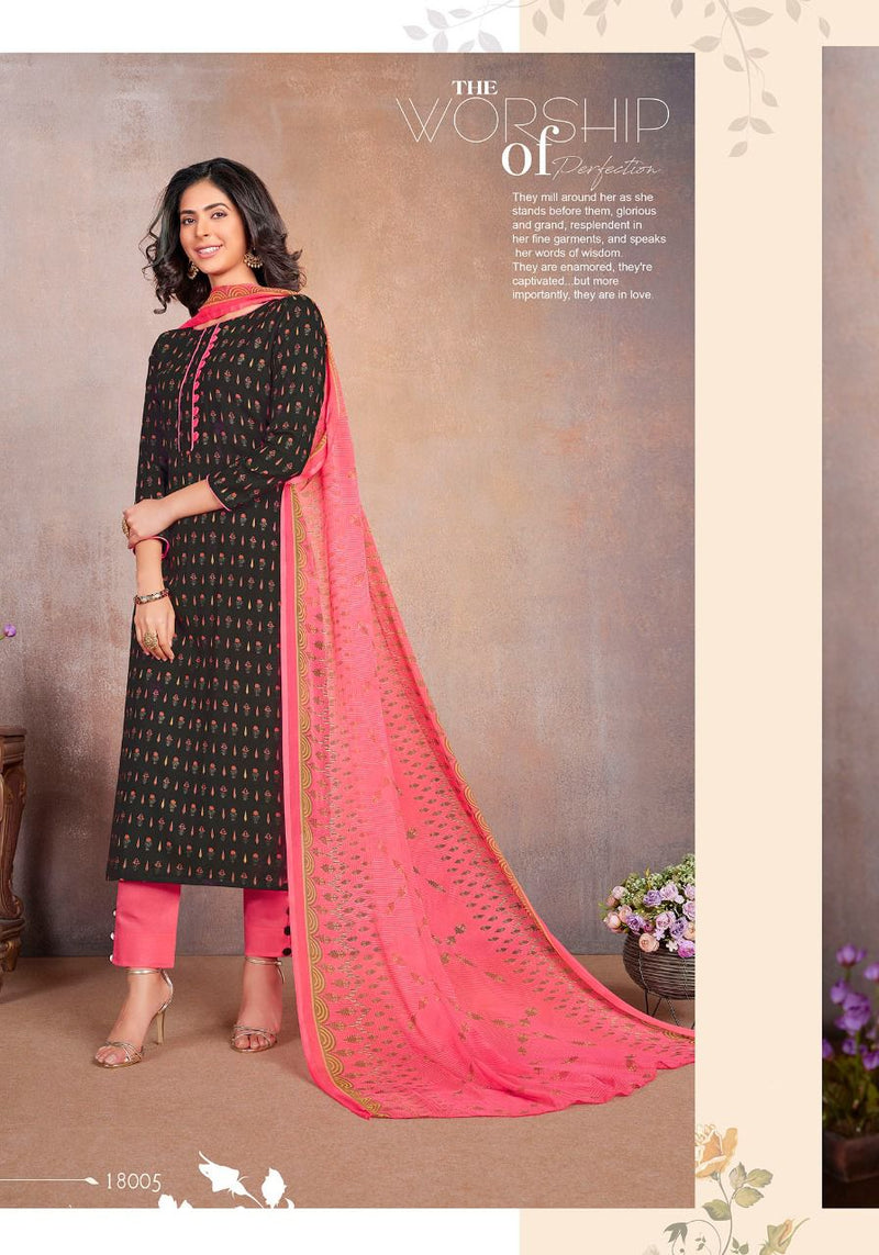 Suryajyoti Princess Vol 18 Rayon Printed Party wear Salwar Suits