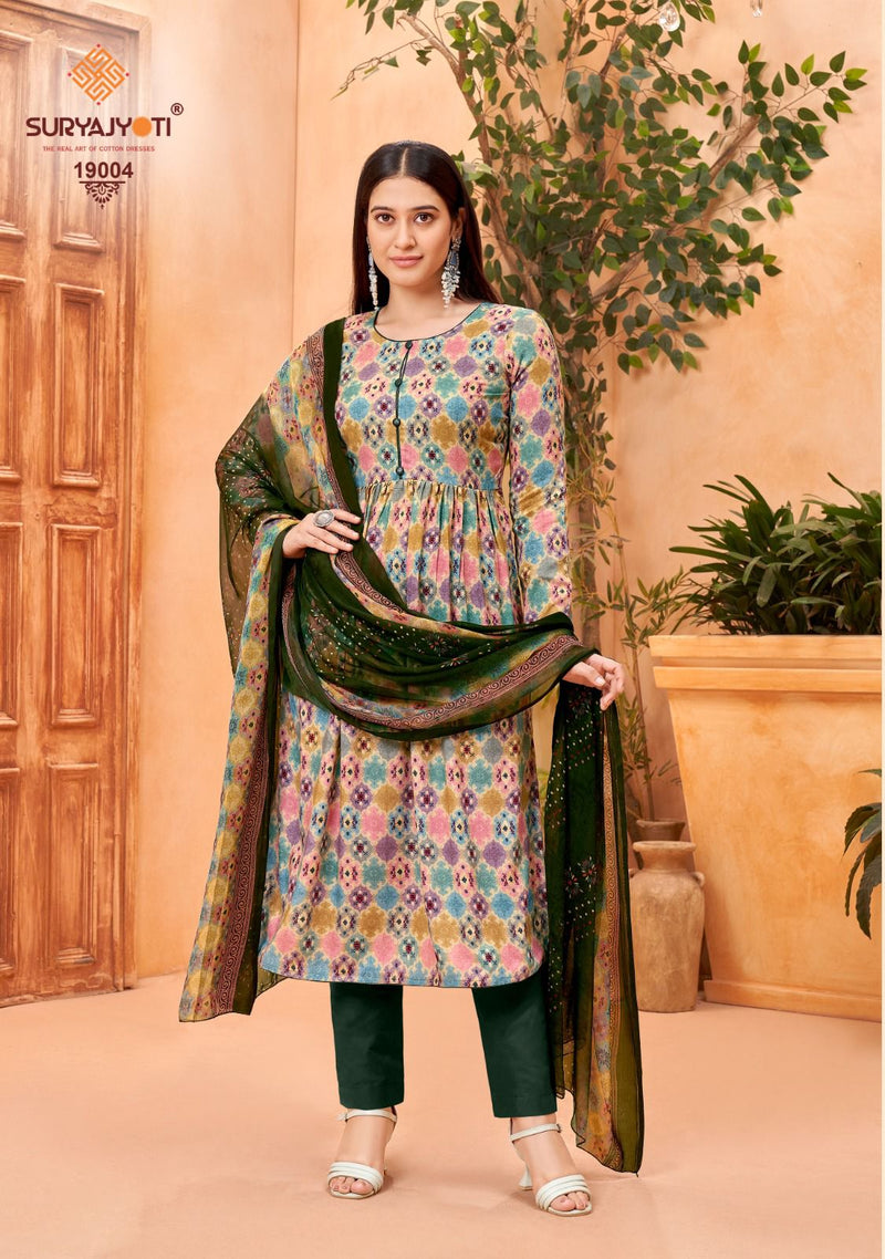 Suryajoti Princess Vol 19 Rayon Printed Designer Salwar Suit