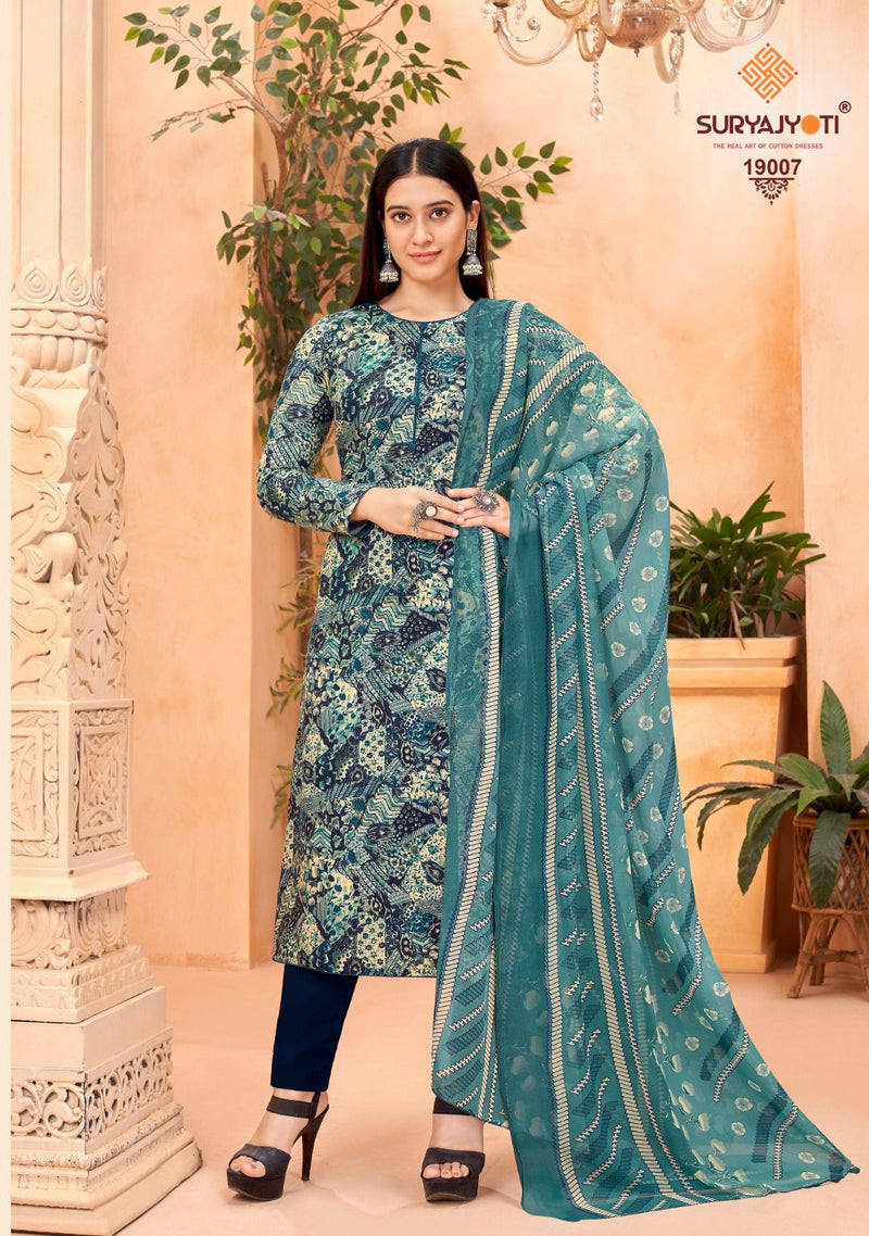 Suryajoti Princess Vol 19 Rayon Printed Designer Salwar Suit