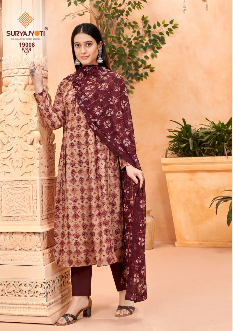 Suryajoti Princess Vol 19 Rayon Printed Designer Salwar Suit