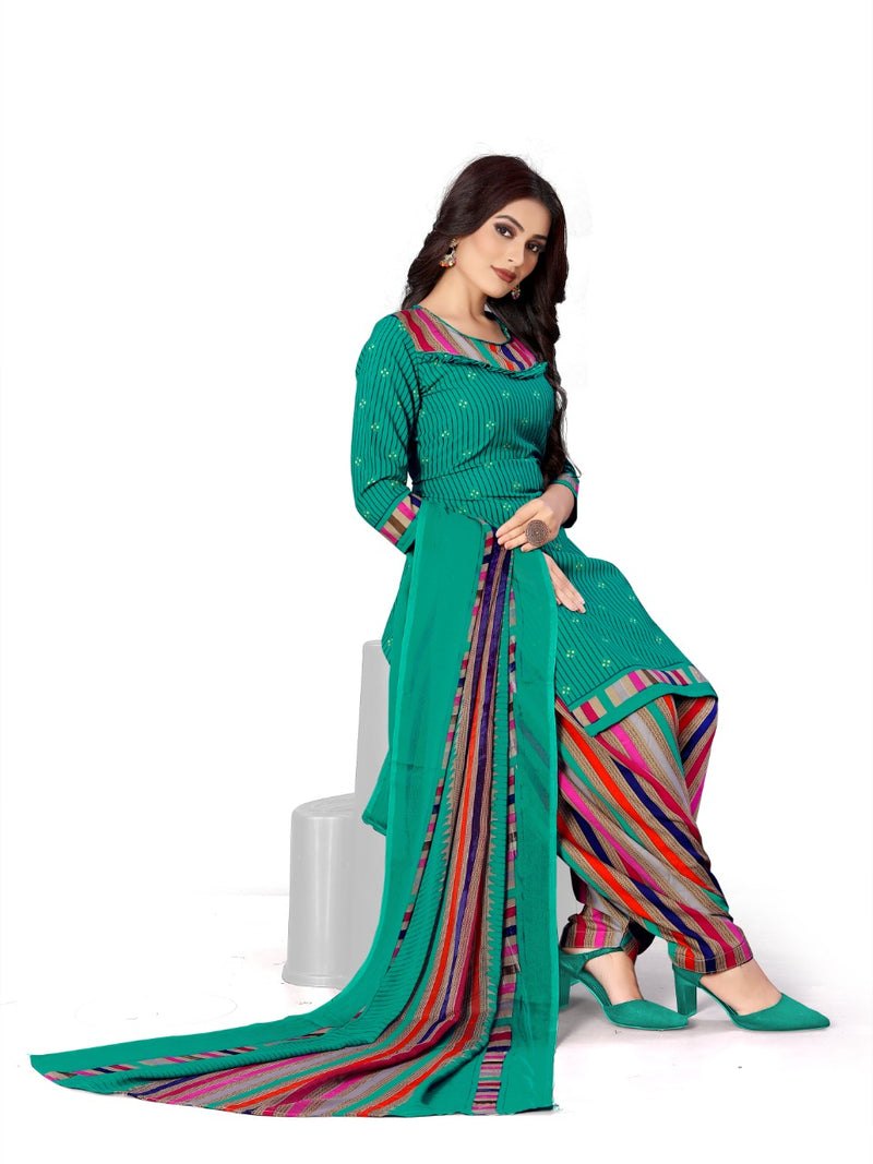 Prinjal Vol 1 American Crepe Stylish Dress Material