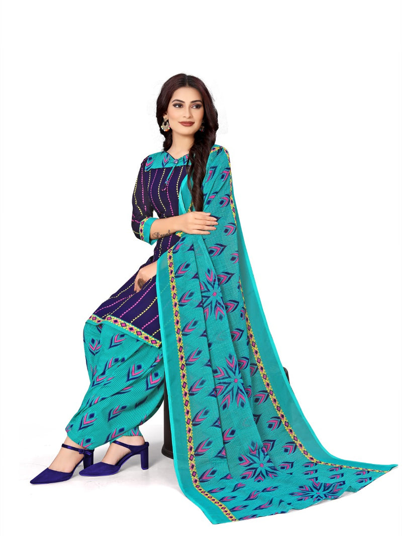 Prinjal Vol 1 American Crepe Stylish Dress Material