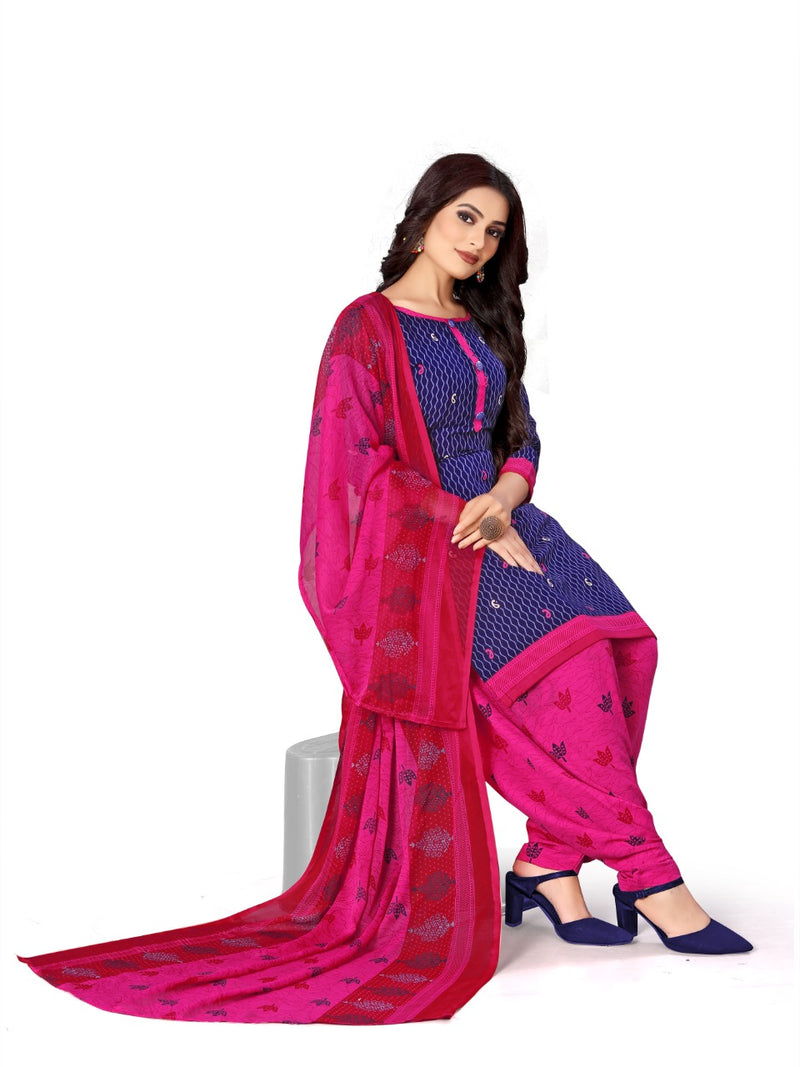 Prinjal Vol 1 American Crepe Stylish Dress Material