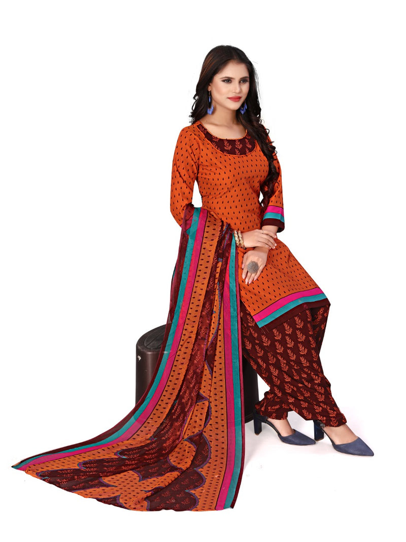 Prinjal Vol 1 American Crepe Stylish Dress Material
