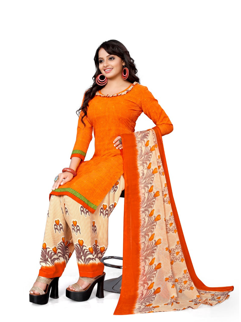 Prinjal Vol 1 American Crepe Stylish Dress Material
