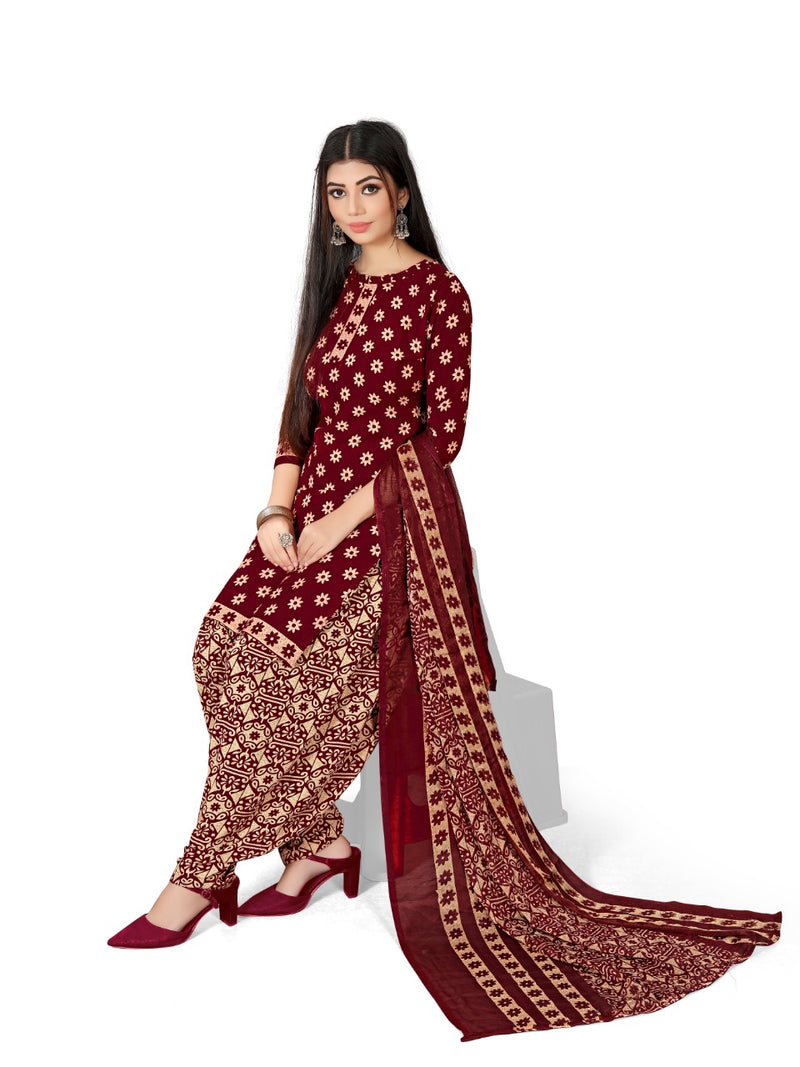 Prinjal Vol 1 American Crepe Stylish Dress Material