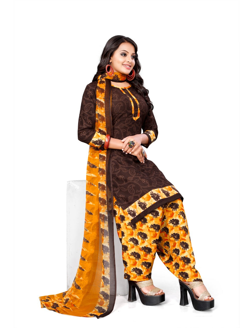 Prinjal Vol 1 American Crepe Stylish Dress Material