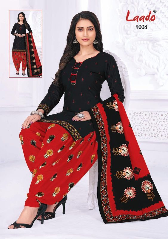 Laado Priti Patiyala Vol 9 Cotton Printed Patiyala Style Salwar Suits