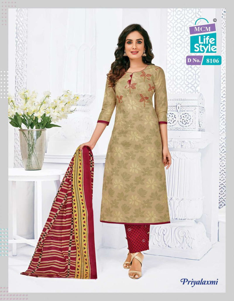 Mcm Lifestyle  Priyalaxmi Vol 22 Cotton Printed Festive Wear Salwar Suits