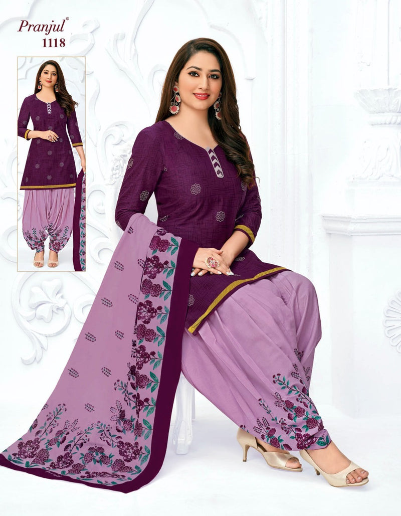 Pranjul Fashion Priyanka Vol 11 Nx Cotton Printed Patiala Style Fancy Festive Wear Salwar Kameez