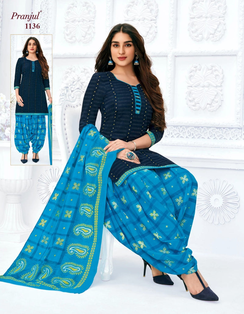 Pranjul Fashion Priyanka Vol 11 Nx Cotton Printed Patiala Style Fancy Festive Wear Salwar Kameez