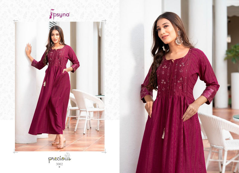 Psyan Precious Vol 3 Stylish Designer Wear Kurti