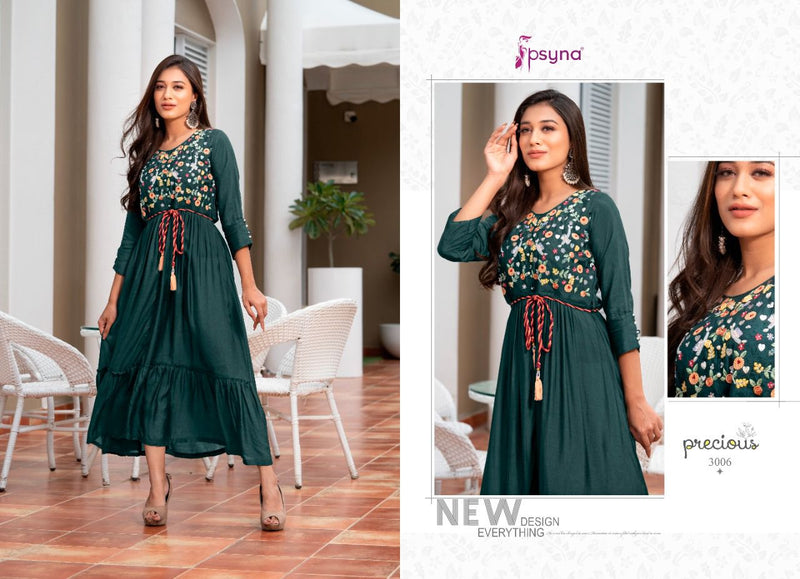 Psyan Precious Vol 3 Stylish Designer Wear Kurti