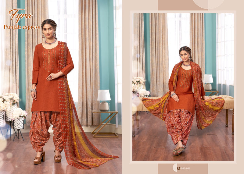 Fyra Punjab Express Soft Cotton  Causal  Wera Salwar Suit