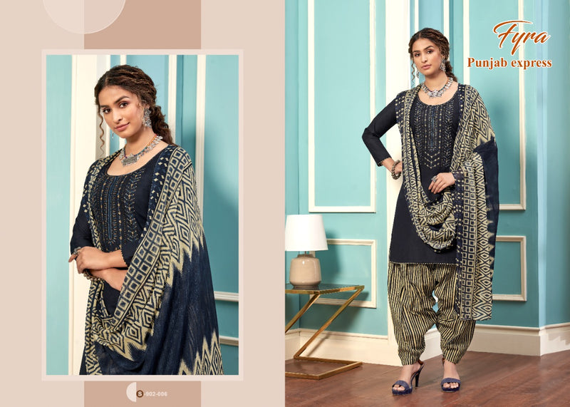 Fyra Punjab Express Soft Cotton  Causal  Wera Salwar Suit