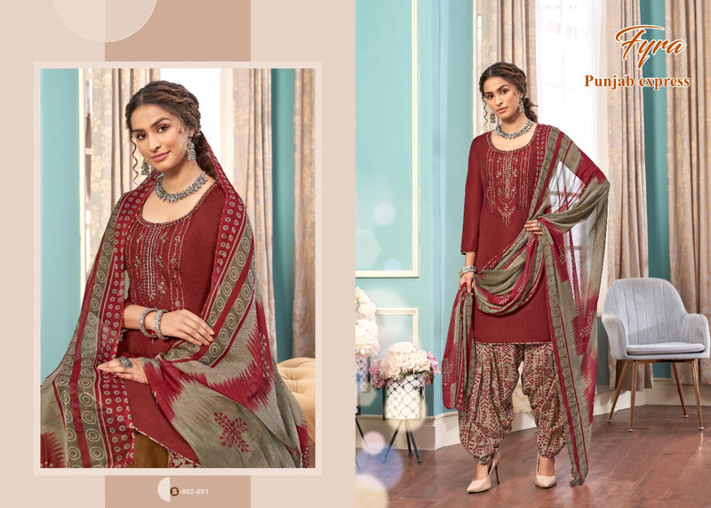 Fyra Punjab Express Soft Cotton  Causal  Wera Salwar Suit