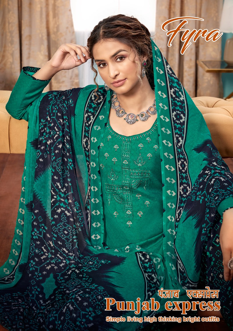 Fyra Punjab Express Soft Cotton  Causal  Wera Salwar Suit