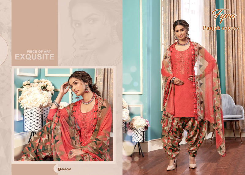 Fyra Punjab Express Soft Cotton  Causal  Wera Salwar Suit