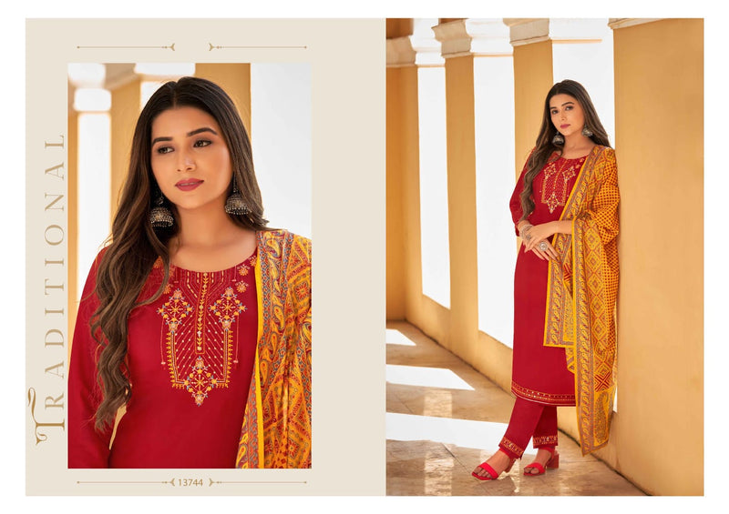 Kalaroop Kajree Fashion Purika Vol 8 Parampra Lining Silk Embroidery Work Fancy Designer Kurti