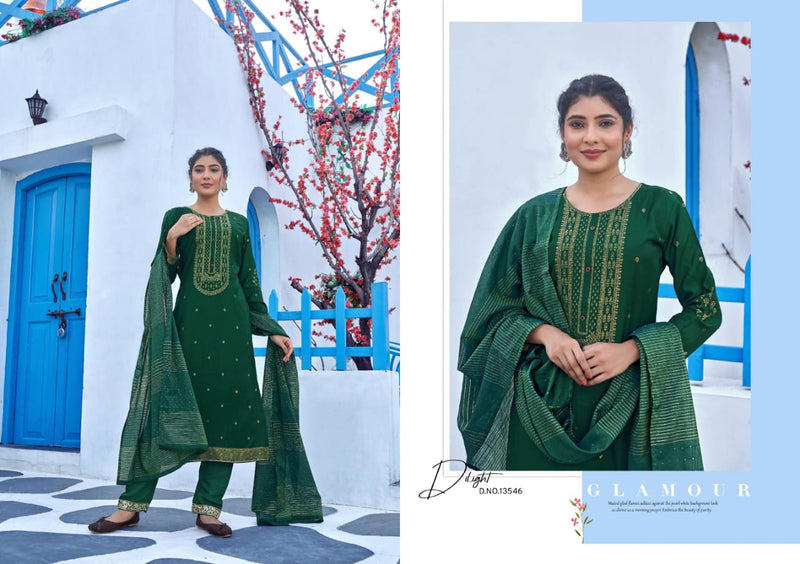 Kalaroop Purvi Jacquard With Embroidery Work stylish designer Festive Wear Fancy Kurti