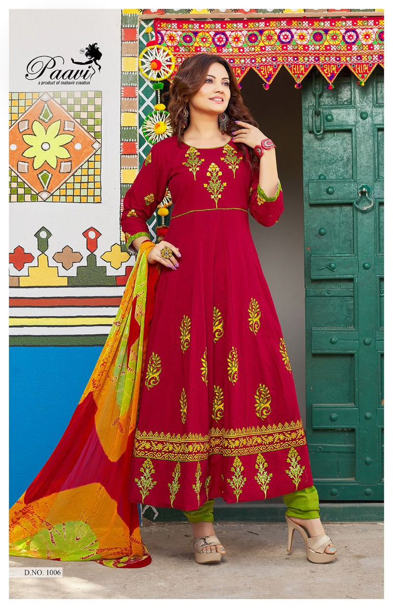 Paavi Creation Panna Vol 17 Pure Cotton Casual Wear Kurti