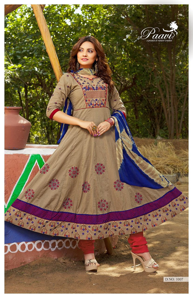 Paavi Creation Panna Vol 17 Pure Cotton Casual Wear Kurti