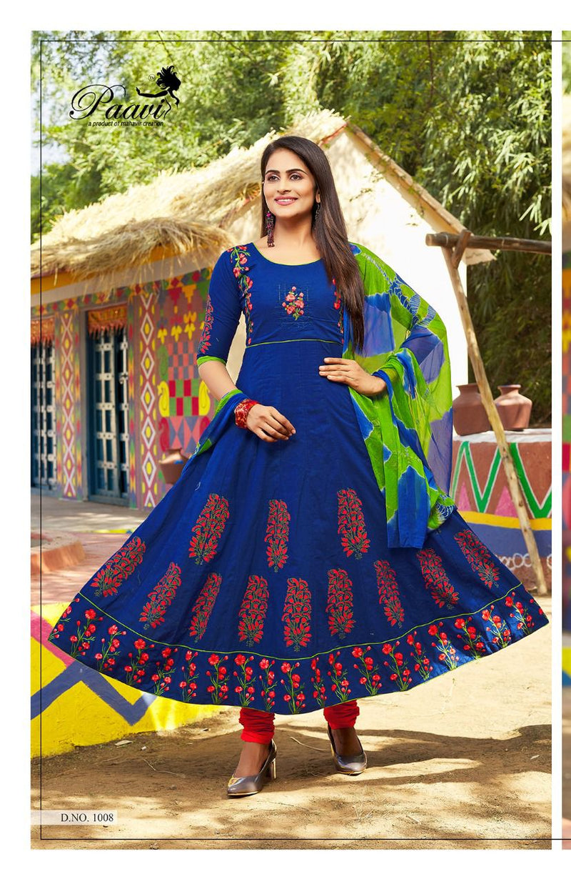 Paavi Creation Panna Vol 17 Pure Cotton Casual Wear Kurti