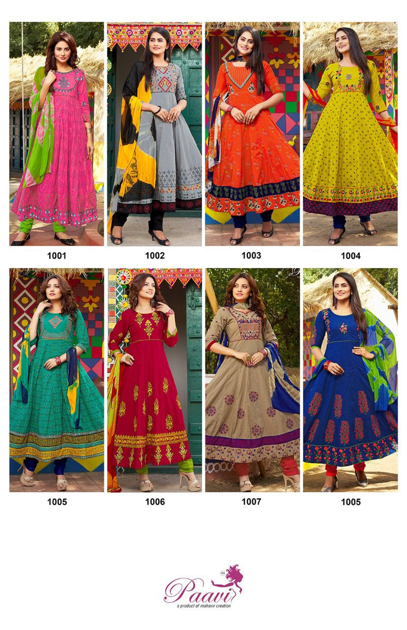 Paavi Creation Panna Vol 17 Pure Cotton Casual Wear Kurti