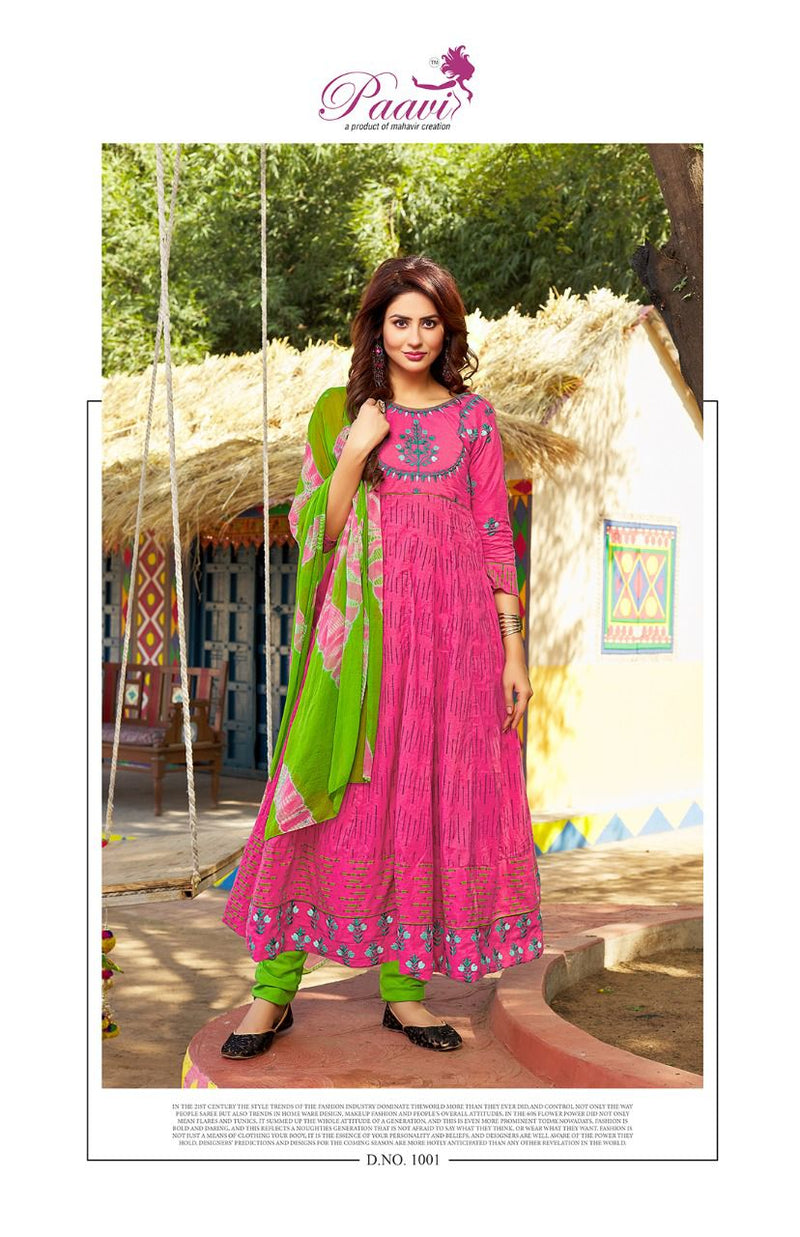 Paavi Creation Panna Vol 17 Pure Cotton Casual Wear Kurti