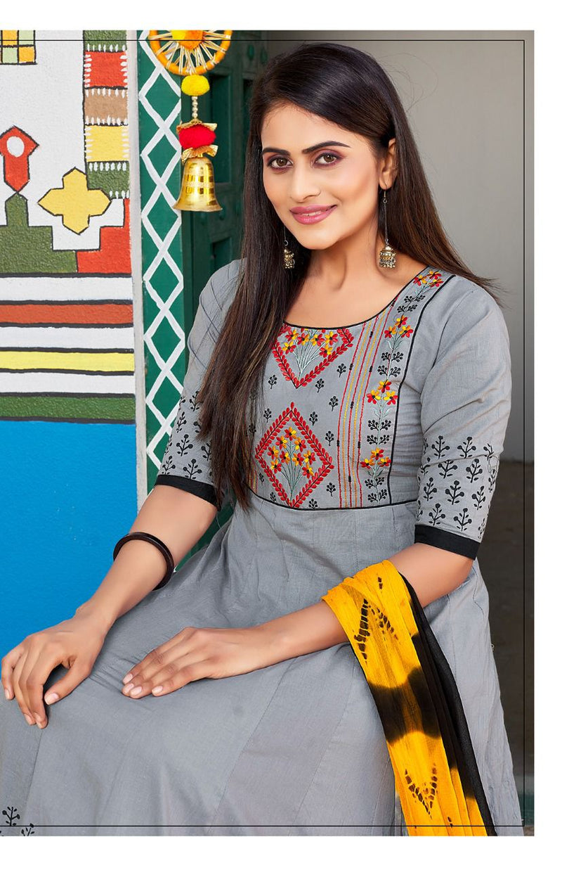 Paavi Creation Panna Vol 17 Pure Cotton Casual Wear Kurti