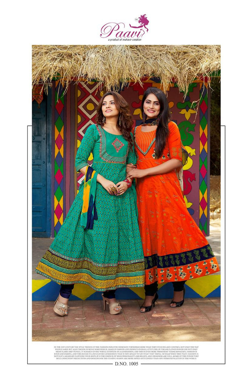 Paavi Creation Panna Vol 17 Pure Cotton Casual Wear Kurti