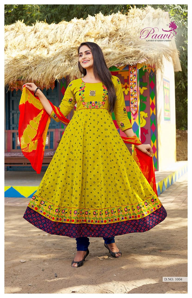 Paavi Creation Panna Vol 17 Pure Cotton Casual Wear Kurti
