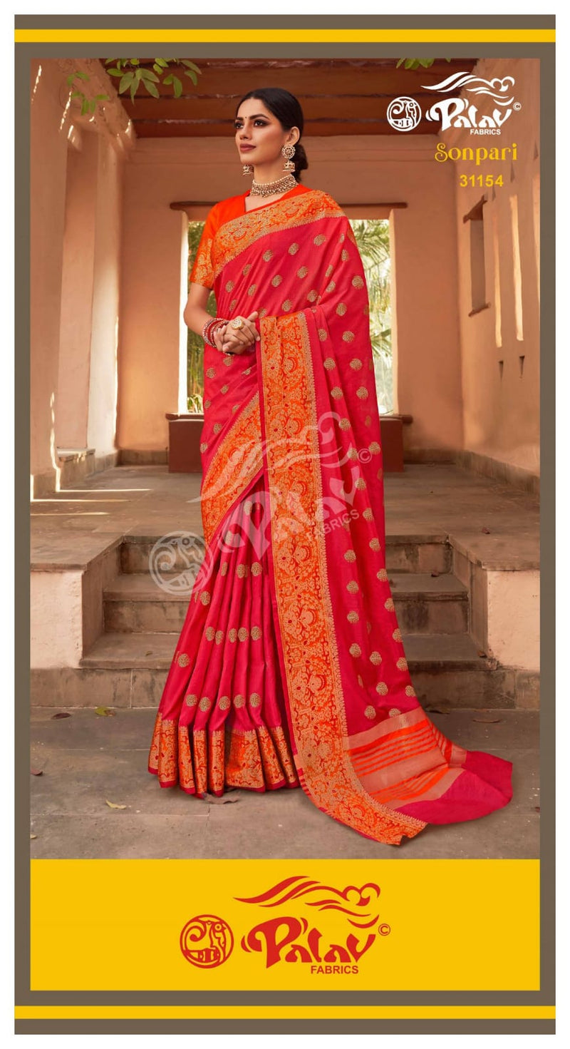 Palav Fabric Launch By Sonpari Silk Exclusive Designer Fancy Wedding Wear Sarees