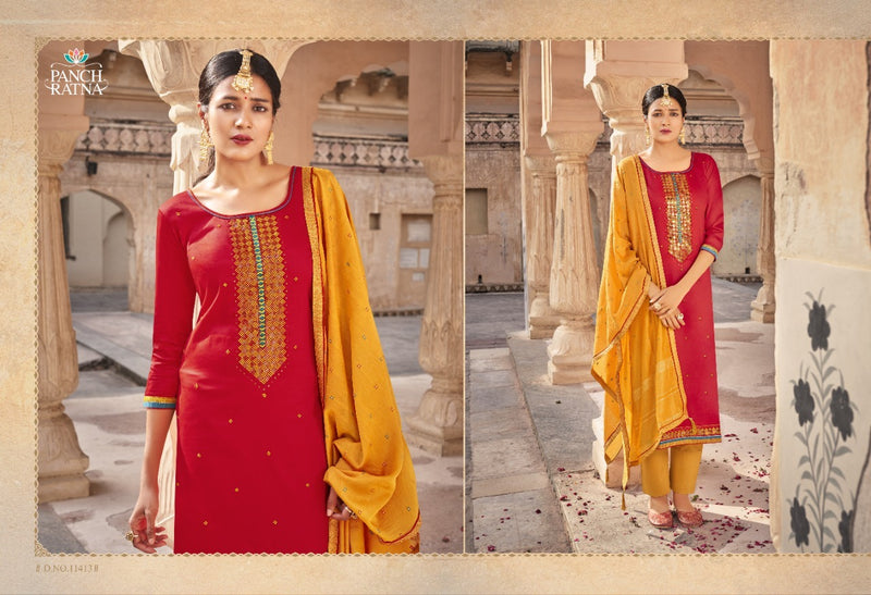 Panch Ratna Nilkamal Jam Silk Sequence Work Salwar Kameez