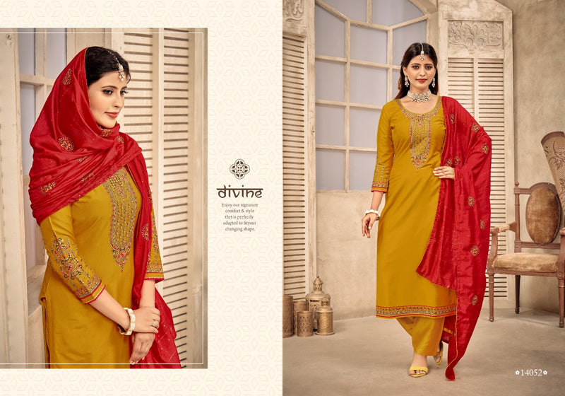 Panch Ratna Vartika Heavy Parampara Silk Heavy Embroidered Work Salwar Kameez