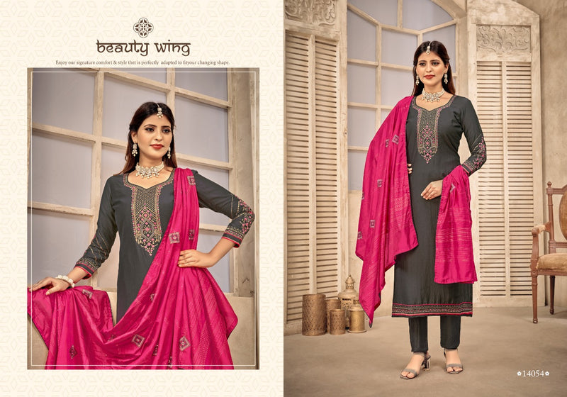 Panch Ratna Vartika Heavy Parampara Silk Heavy Embroidered Work Salwar Kameez