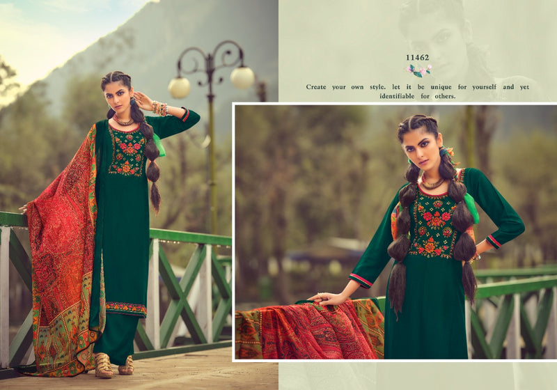 Pancha Ratna Kalpana Parampara Silk With Mirror Work  Salwar Suit